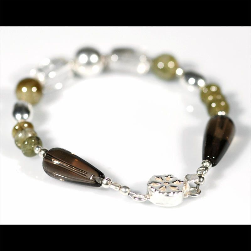 bracciale-con-quarzo-affumicato-granato-verde-quarzo-rutilato