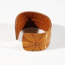 bracciale-in-cuoio-dipinto-a-mano-fiore-arancio