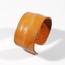 bracciale-cuoio-dipinto-a-mano-fiore-arancio