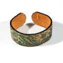 bracciale-in-cuoio-foglie-verde