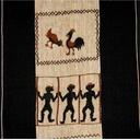 coperta-naga-nera-beige-ricamata