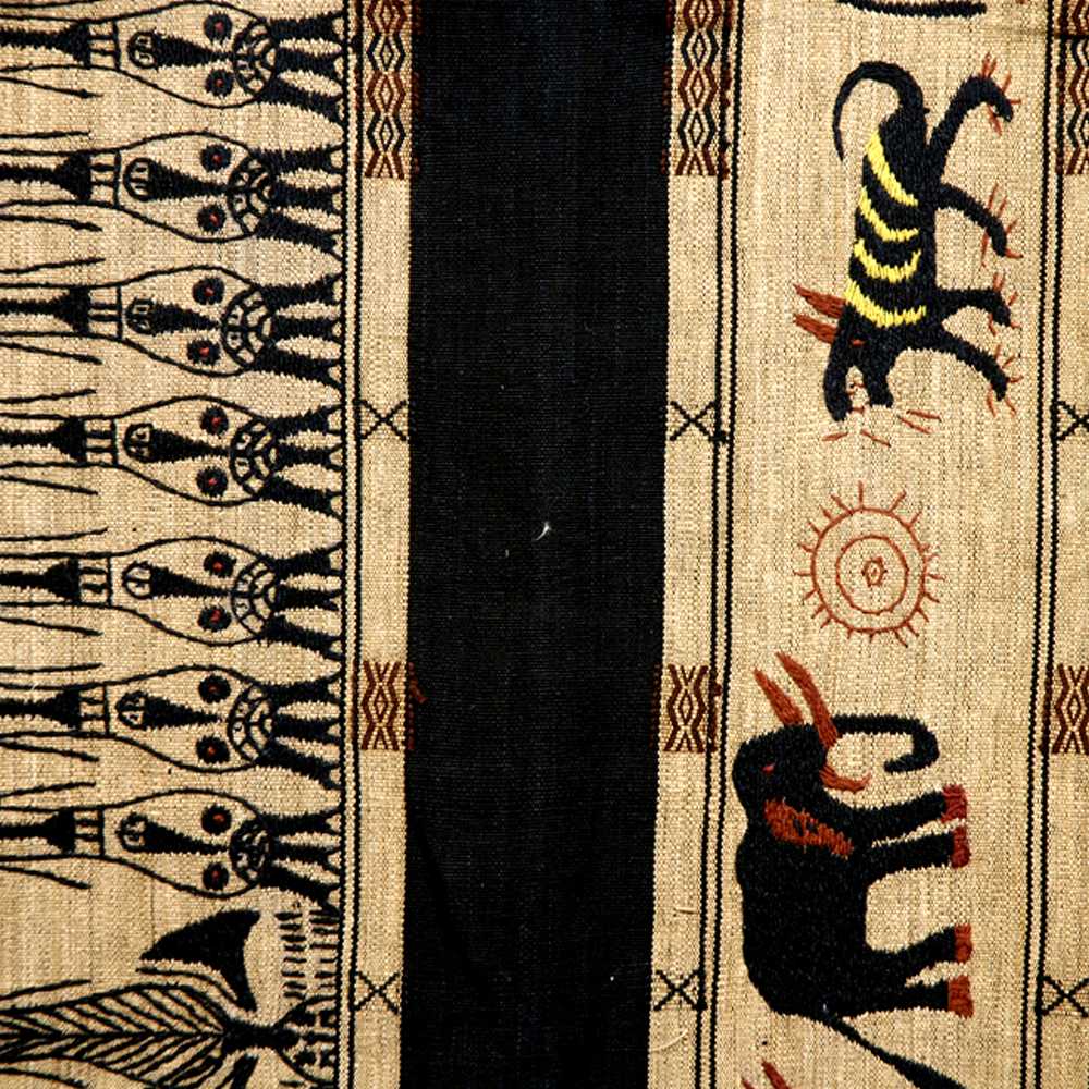 coperta-popolo-naga-nera-beige-elefanti