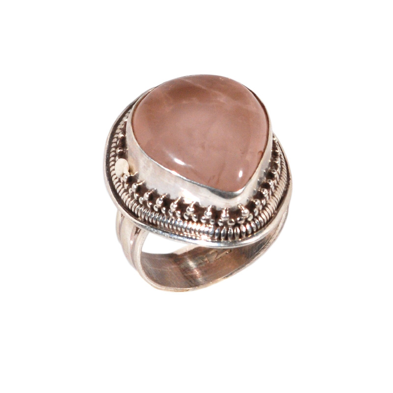 anello-argento-con-quarzo-rosa-cabouchon