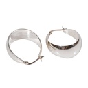 orecchini-argento-liscio-ovali-bombati