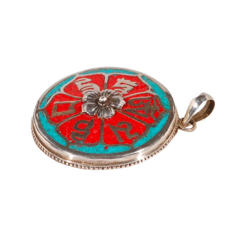 pendente-om-con-turchese-e-corallo