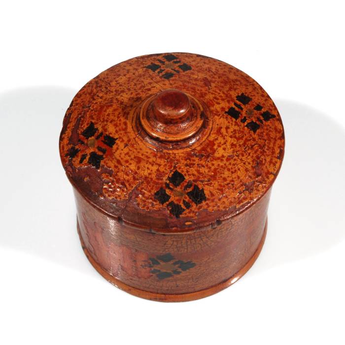 scatola-legno-dipinto-arancione