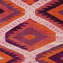 coperta-thai-leu-seta-rossa-beige-motivo-geometrico