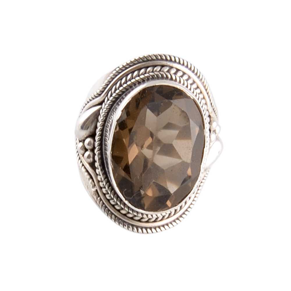 anello-argento-quarzo-affumicato