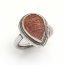 anello-iraniano-argento-corniola