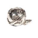 Chiama Angeli in Argento Lavorato con Greca