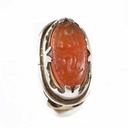 anello-turkmenistan-in-argento-con-corniola-e-doratura-a-caldo