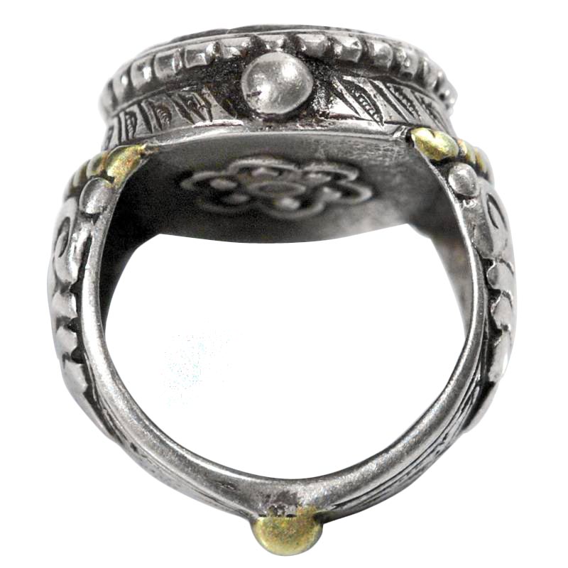 anello-turkmeno-in-argento-con-agata-incisa