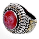 anello-turcomanno-in-argento-con-pasta-di-vetro-e-oro-a-caldo