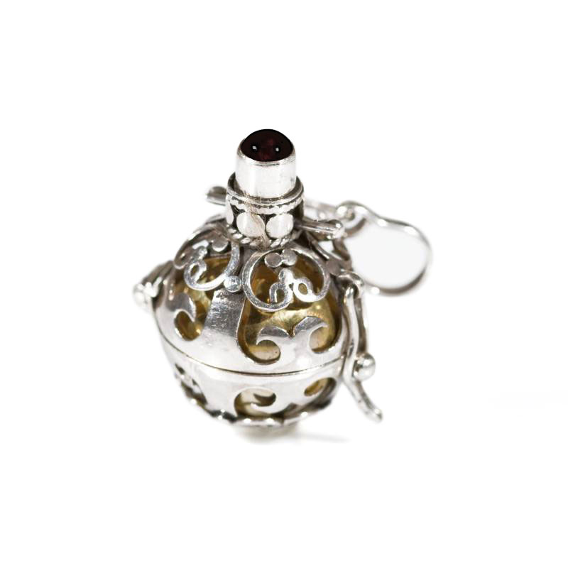 Chiama Angeli in Argento con Gabbietta Roccocò e Doratura