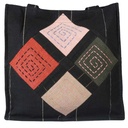 Borsa thailandese nera in cotone