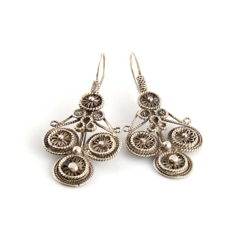 Orecchini in argento afgani