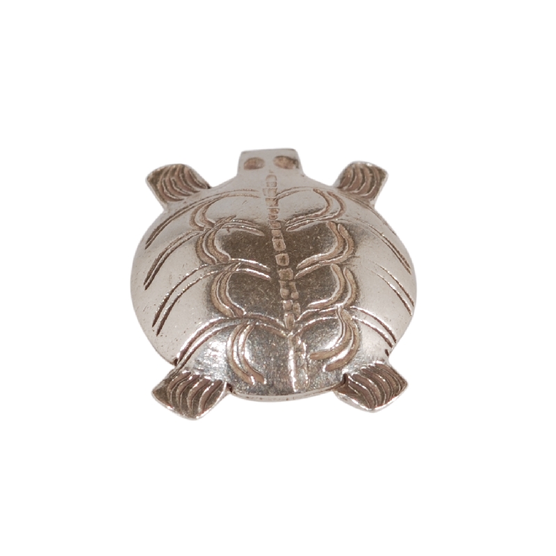 Ciondolo in argento con tartaruga