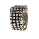 Anello argento a spirale 4 giri