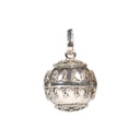 Chiama Angeli in Argento Lavorato con Ricamo