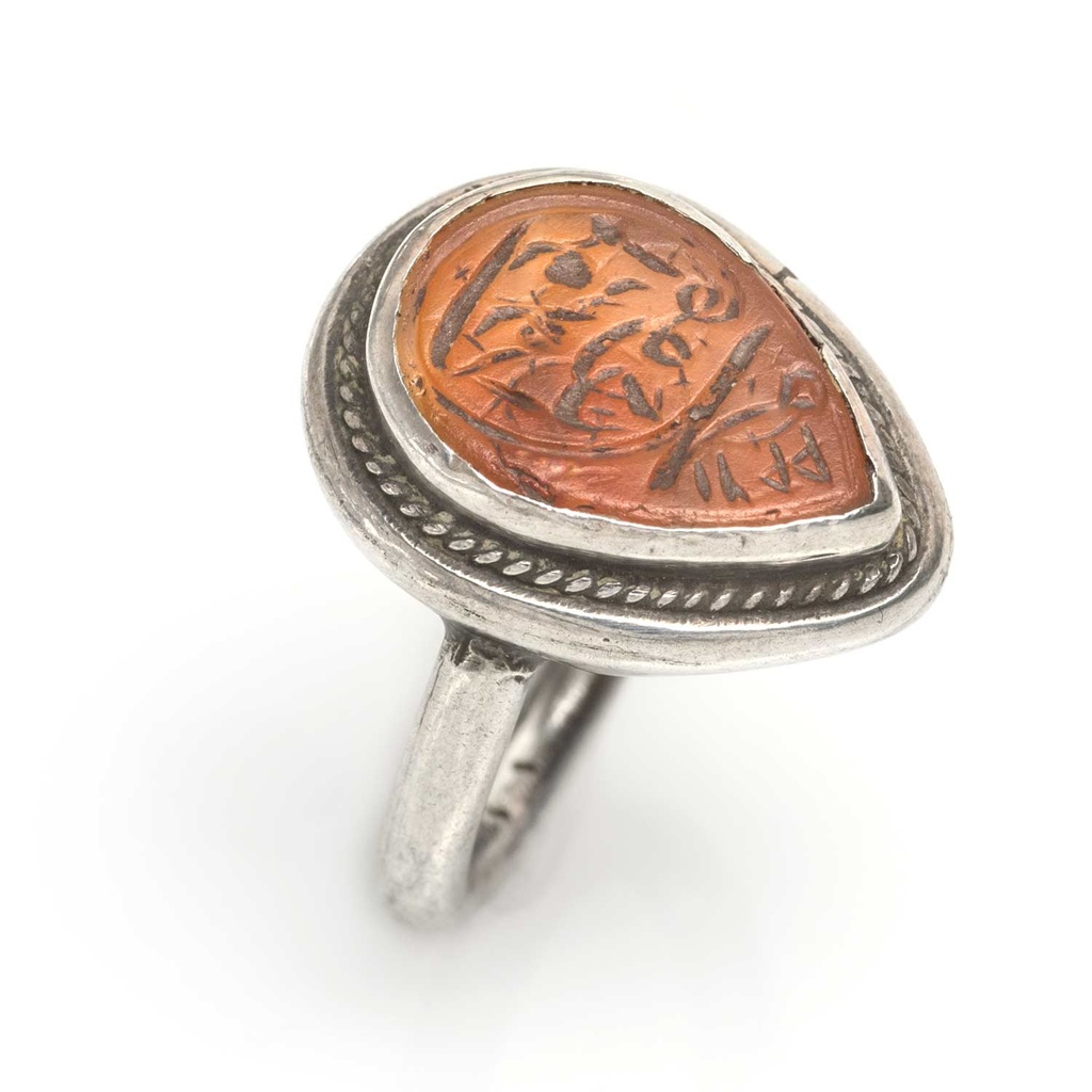 [EL_000021] Anello iraniano in argento con corniola