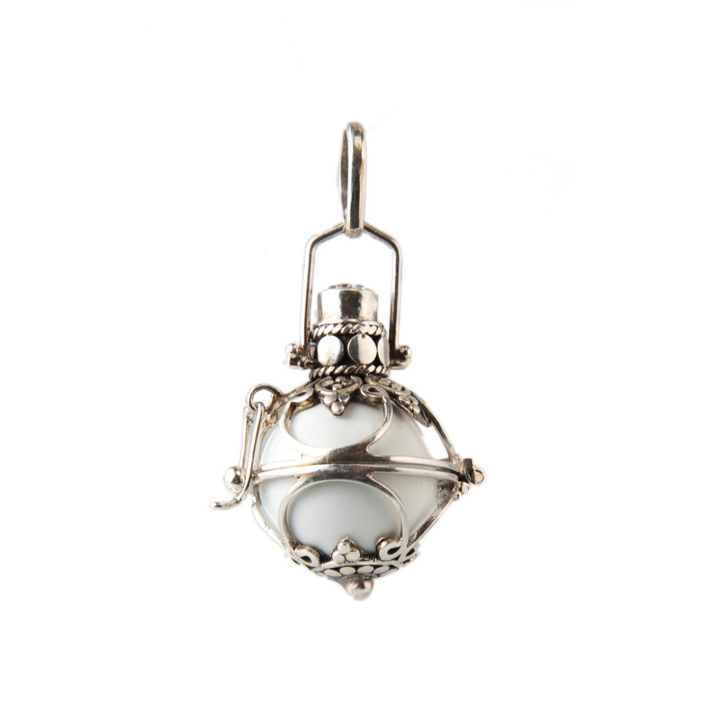 Chiama Angeli in Argento con Gabbietta Light, Smalti e Pietre